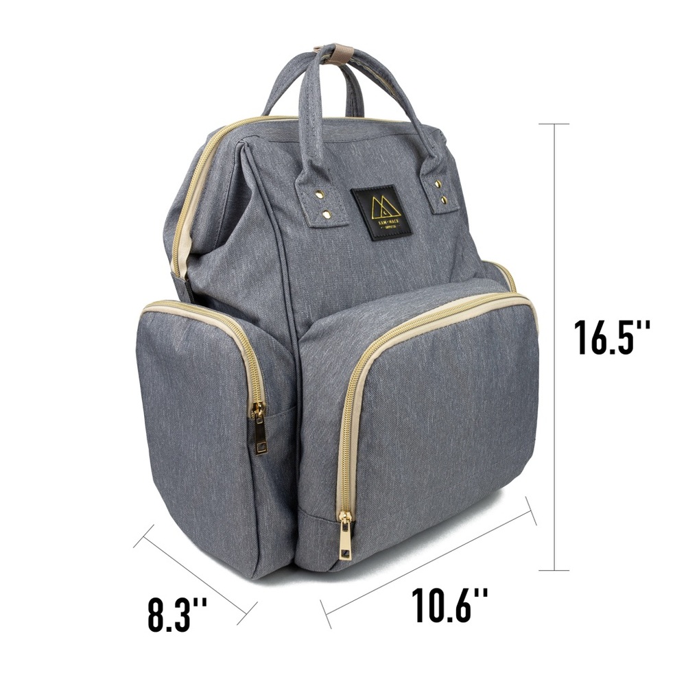 ✨New Gray Diaper Backpack✨ - Picture 3 of 8